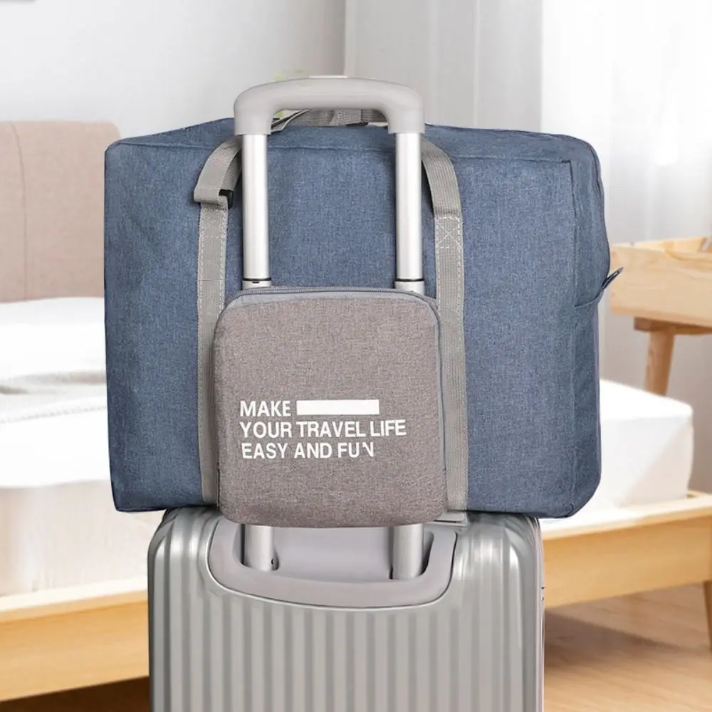 Borsa pieghevole per l'organizzazione dei vestiti Borsone da viaggio impermeabile di grande capacità Borsa da viaggio per borsa da fitness in tessuto Oxford
