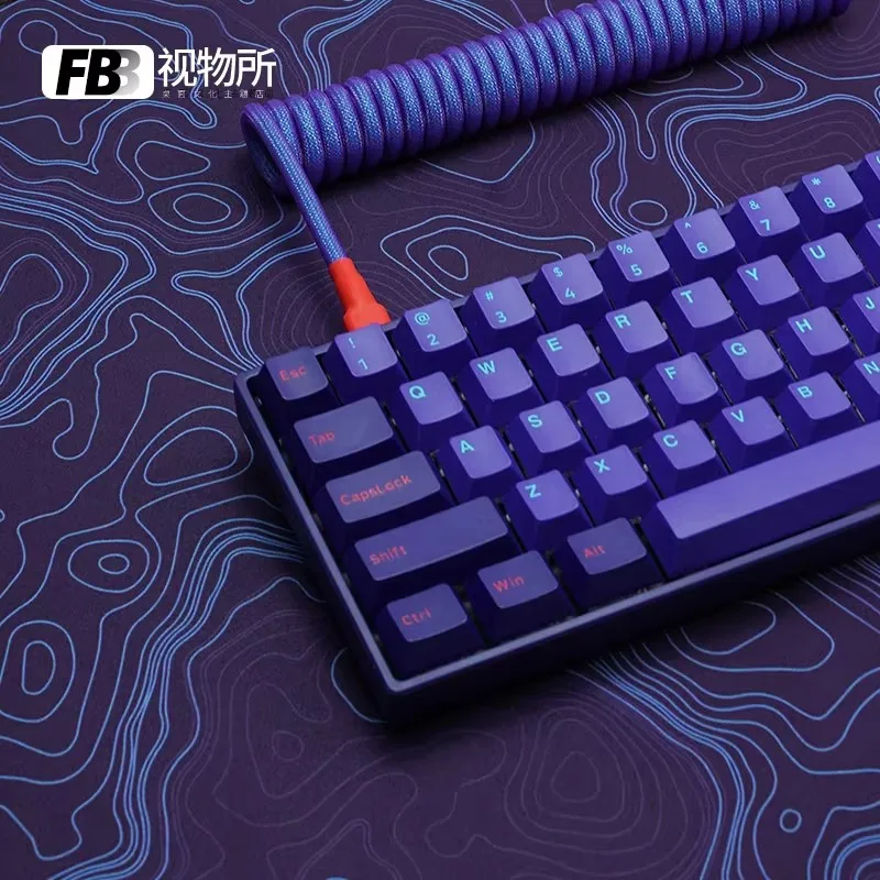 FBB Desktop Mat Abstract Line Rubber Office Gaming Computer Desk Pad Accessories Large Mousepad PC Gamer for Keyboard Pads