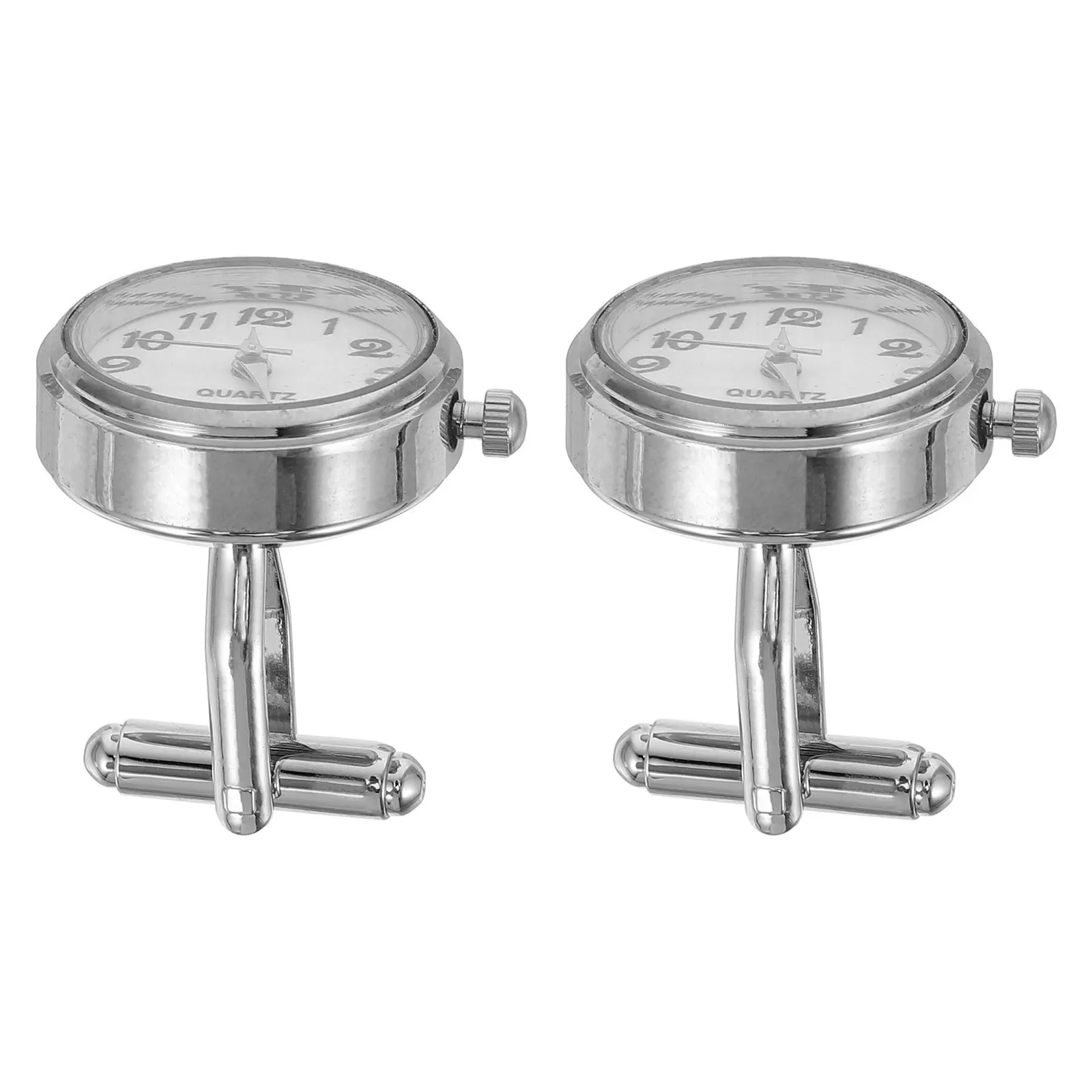 

2pcs Mechanical Watch Shirts Creative Sleeve Watch Cufflinks Decoration Shirt Cuff Buttons Shirts Cufflinks Cuff Button