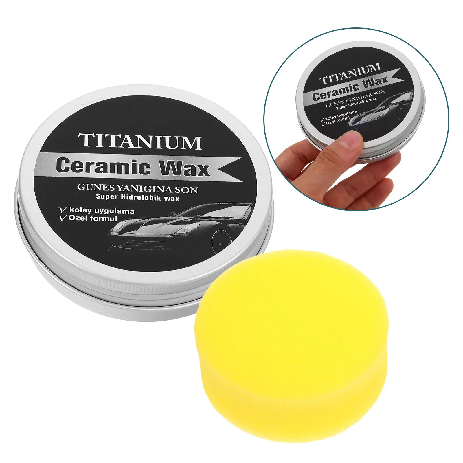 

1Set Car Scratch Repair Wax Paste Auto Body Polish Wax Oil Film Remover Car Paint Maintenance Tool Windshield Glass Auto Body
