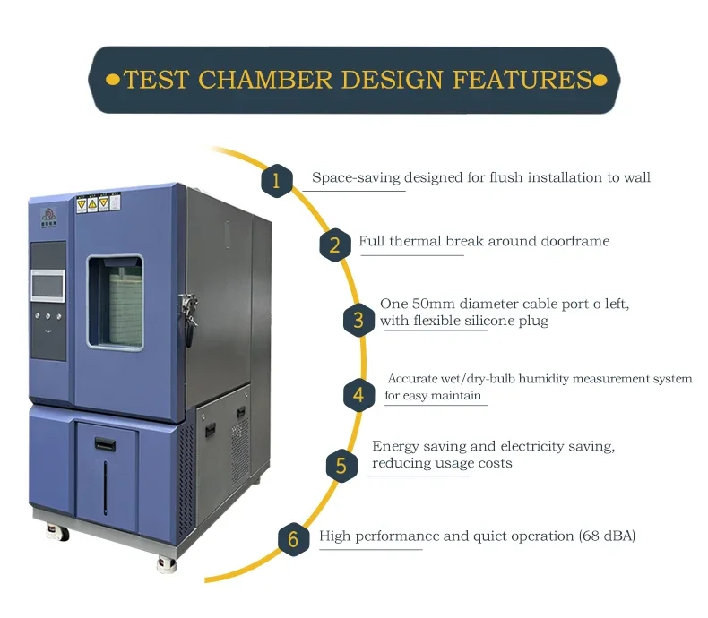 100L Programmable Temperature and Humidity Test Chamber Climatic Testing    Sensor Digital