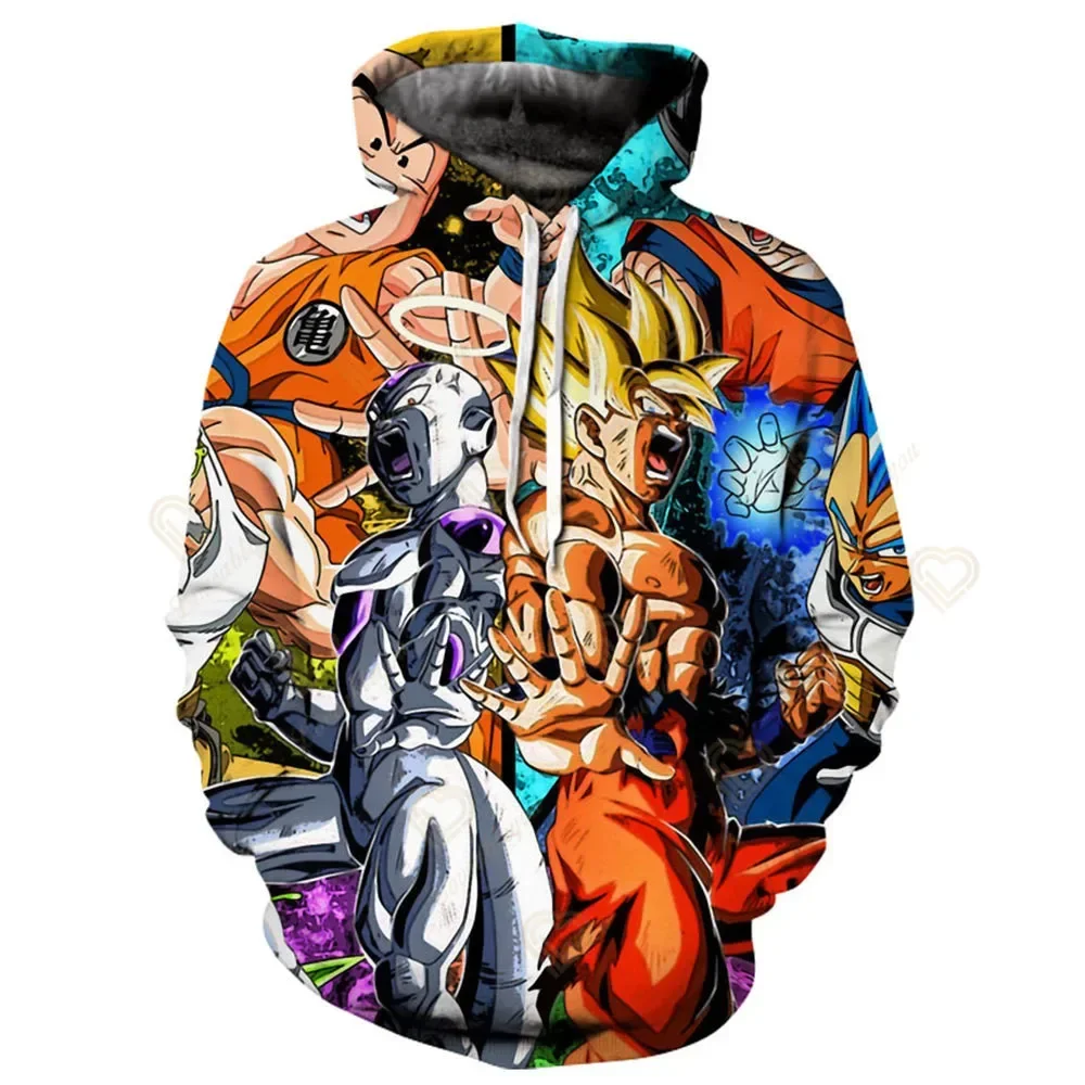 

2025 Dragon Ball Z 3D Printed Hoodie Sweatshirts Men Women Fashion Casual Anime Pullover Unisex Harajuku Streetwear Cool Hoodies