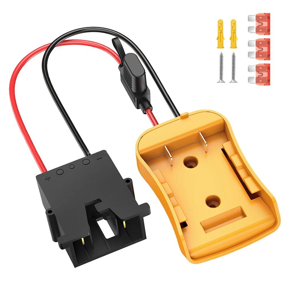 Fuses Included Ride-On Toy Connector Color: Yellow Adapter Harness Connector 40A Fuse Included Children\'s Toy Power Source
