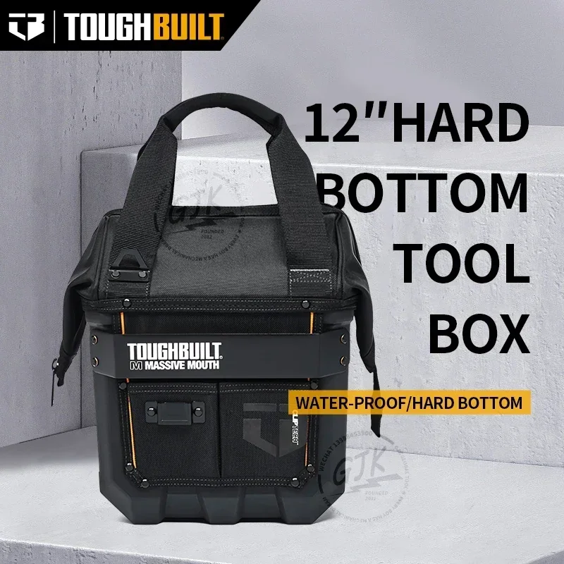 

ToughBuilt - 12" Massive Mouth w/Waterproof Base - Durable and Rugged, Lockable, 16.5” x 15” x 8.8” - (TB-CT-62-12)