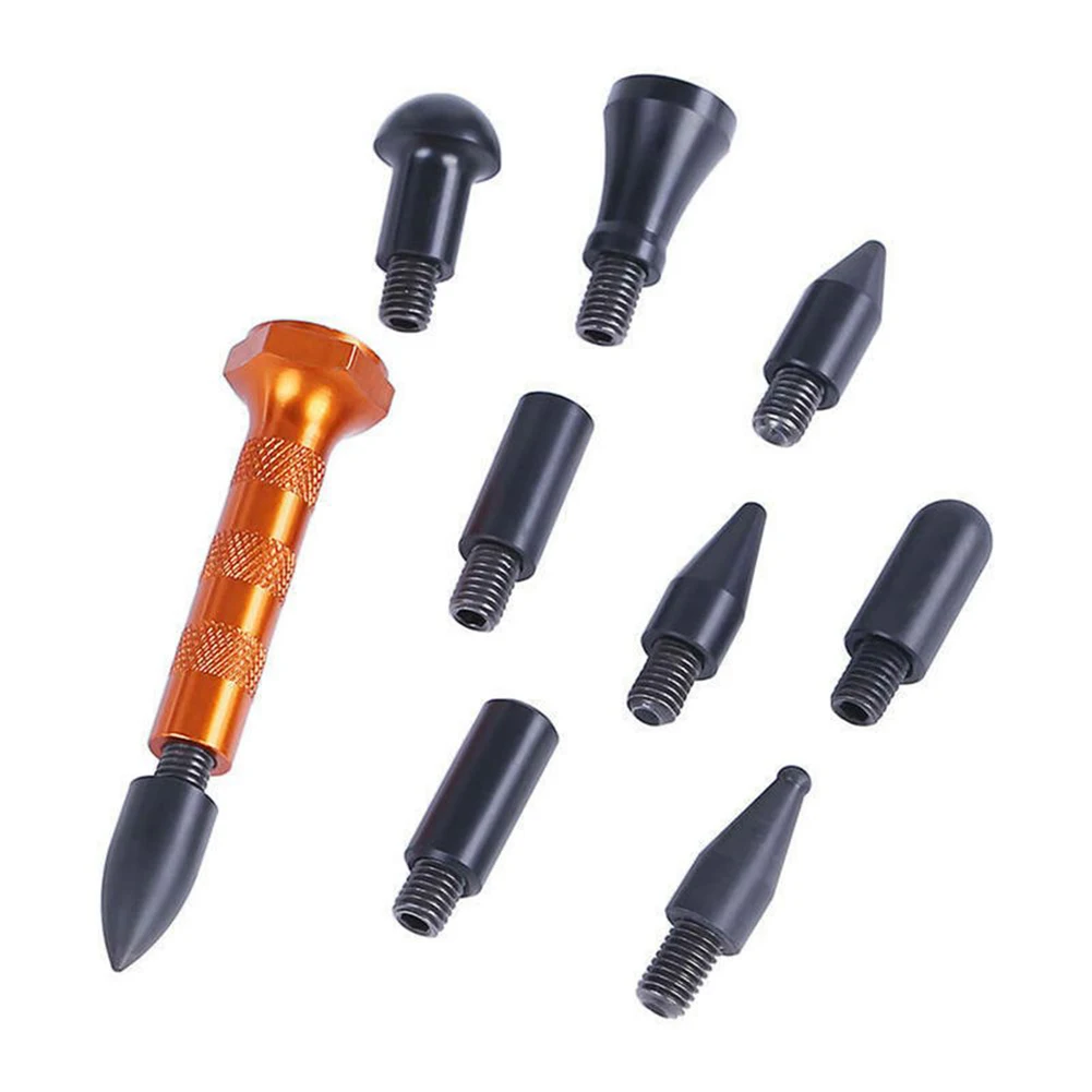 9pcs Car Body Dent Repair Tool Paintless Dent Repair Knockdown Pen Tools Tap Down Dent Removal Kits