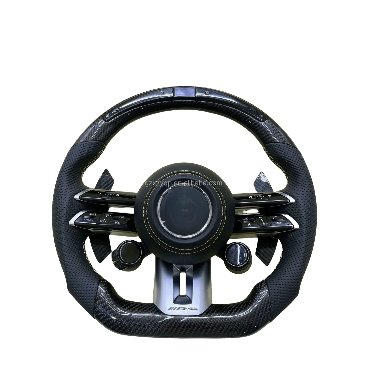 

For Mercedes Benz A-Class C-Class E-Class S-Class G-Class High Quality Leather Perforated Carbon Fiber Steering Wheel