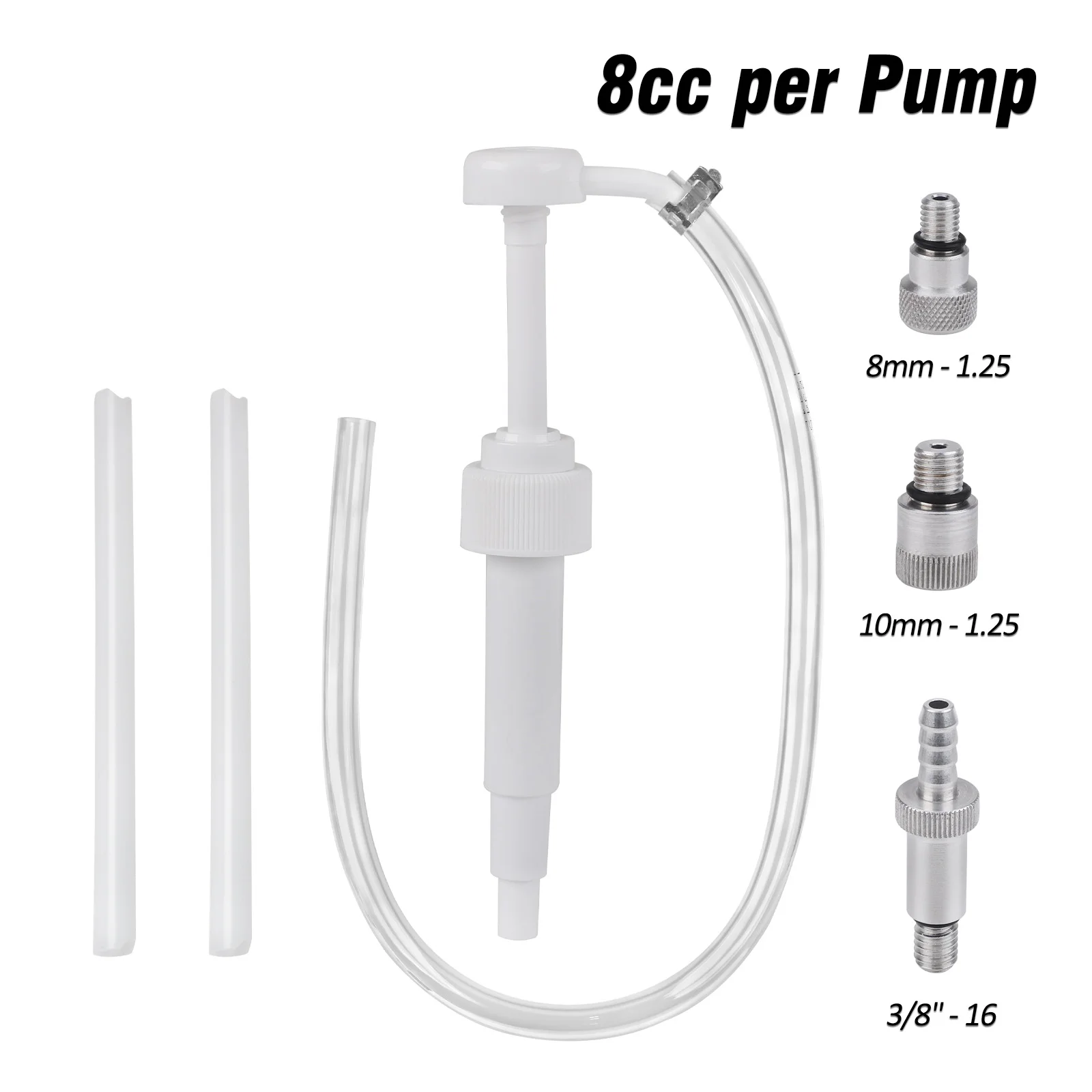

For Transfer Gear Oil Differential and Transmission Fluid Fit Standard Quart Bottle with 3/8inch 8mm 10mm Adapter Gear Lube Pump
