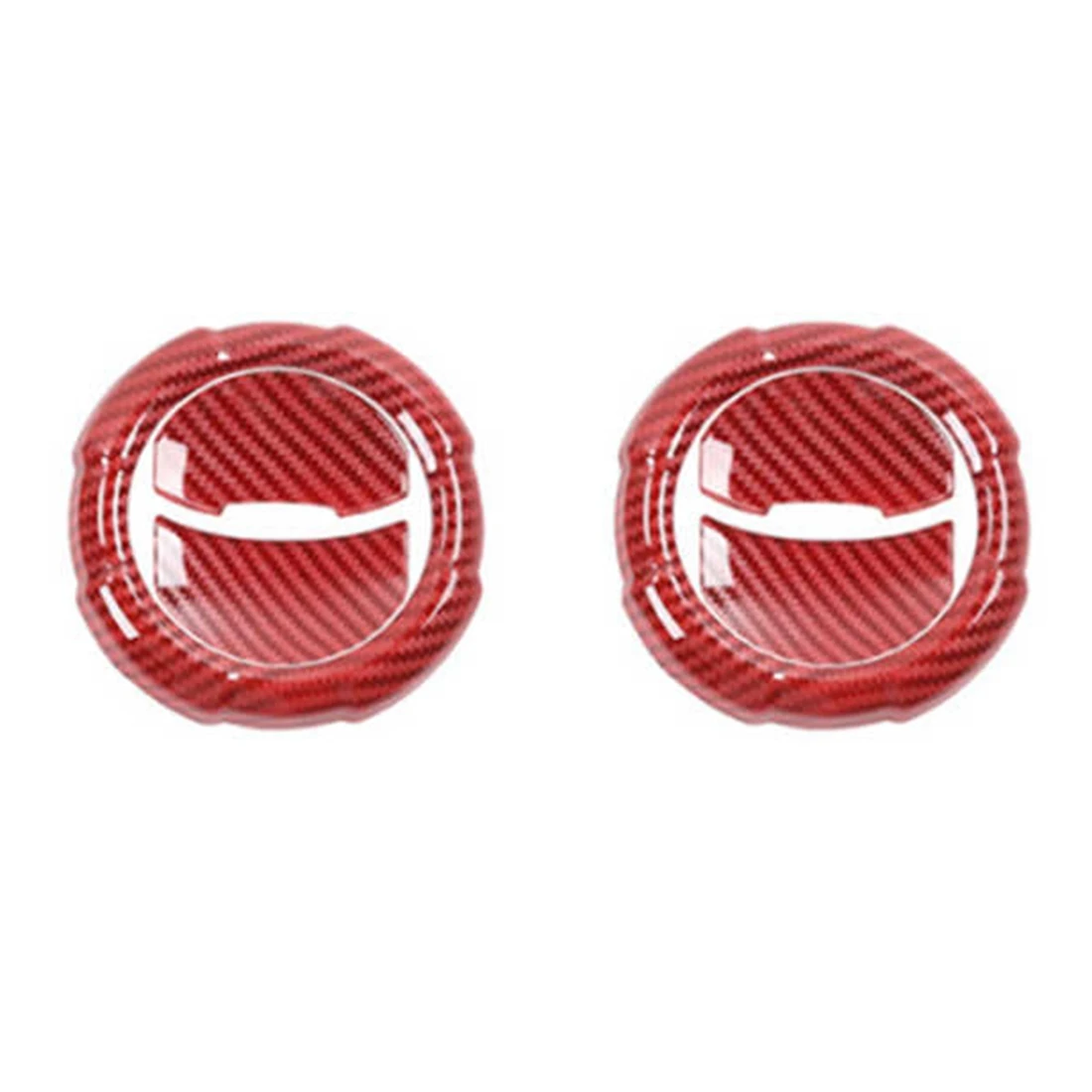 

Car Air Conditioning Air Vent Outlet Cover Trim Stickers for Suzuki Jimny 2019-2022 Accessories, ABS Red Carbon Fiber