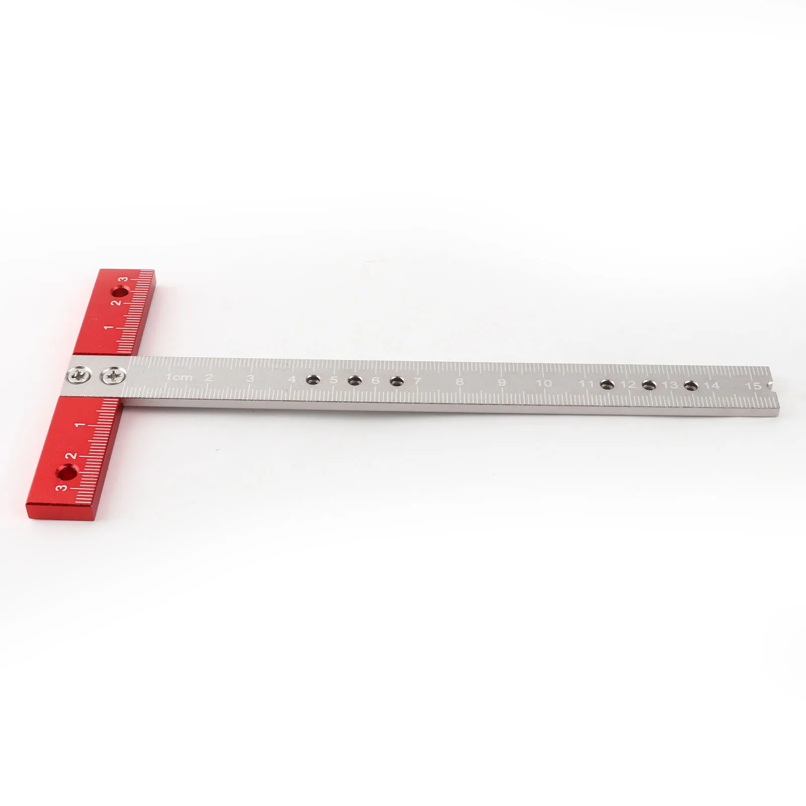 T Square Ruler Aluminium Alloy Metal Woodworking Drawing Crafting Drafting Tool with Scale for Architect