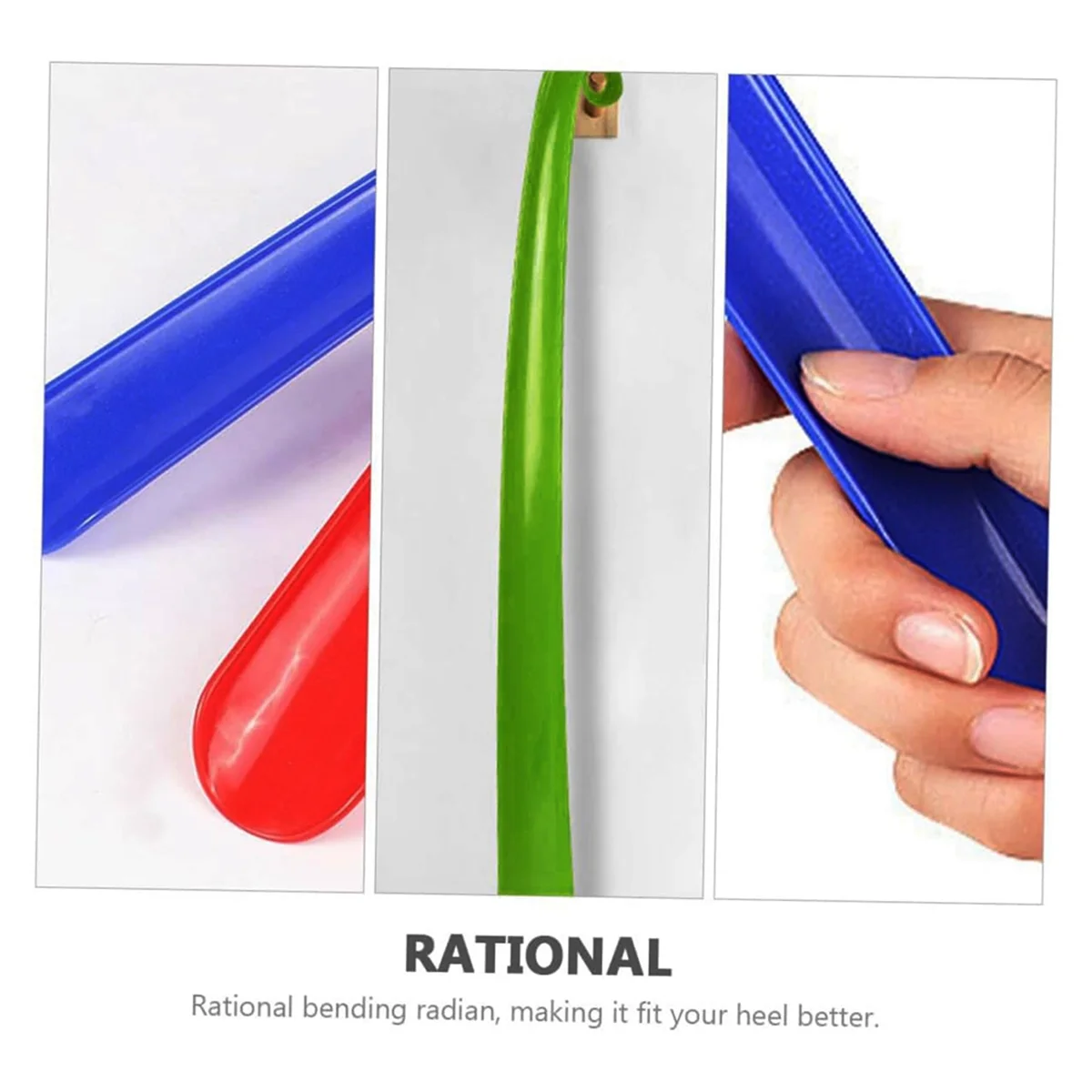 ABQR 6 قطعة مقبض لبيسة الحذاء هوك مساعدين الأحذية لضبط أحذيةك مساعد رفع الأحذية المحمولة قرون الحذاء أدوات لبيسة الحذاء #3