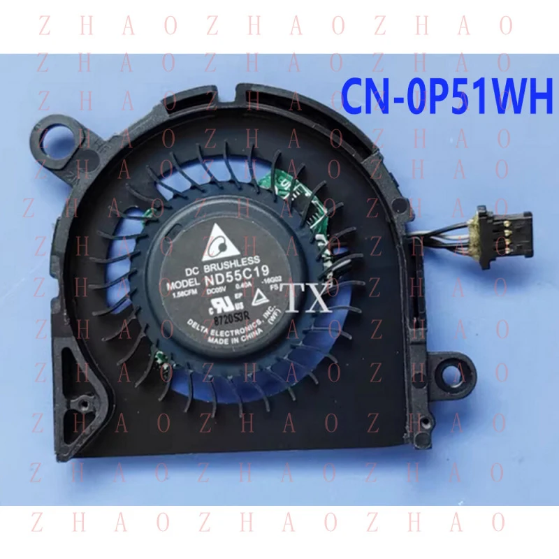 

Вентилятор охлаждения процессора L+ для ноутбуков Dell Latitude 5289 7389 P29S, CN-0P51WH P51WH