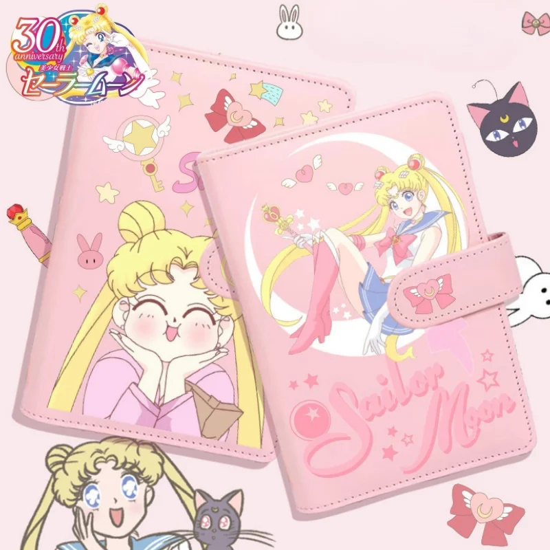 A6 Sailor Moon Usagi Agenda Planner Notebook Suit Diary Weekly Planner Goal Schedules Organizer Notebook Stationery Girls Gift