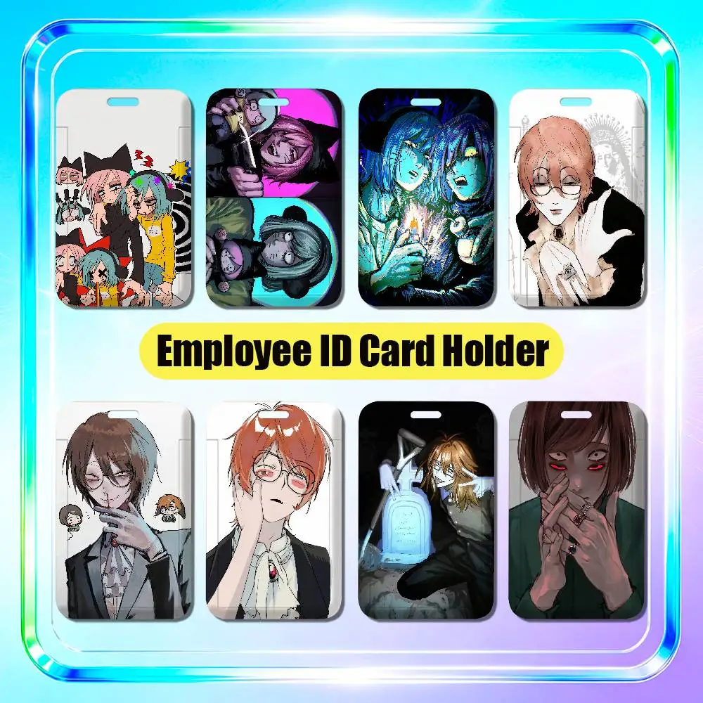 For Rnfren Randal Luther Nyon Nyen Employee ID Card Holder Office Work Student Bank Credit Decoration Case Badge