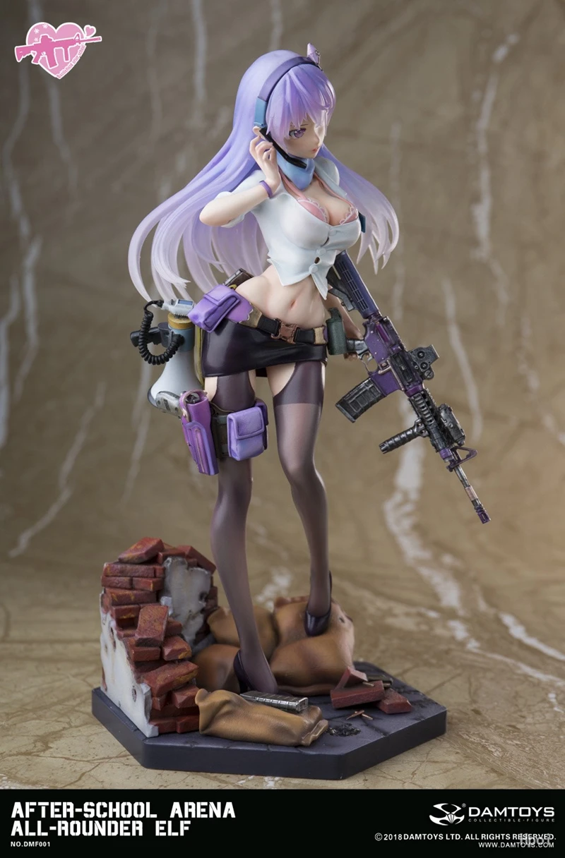 Figura de Anime Gril Sexy para después de la escuela, primera foto: elfo todoterreno, figura de acción, figuras de Hentai, modelo de colección para adultos, 21cm