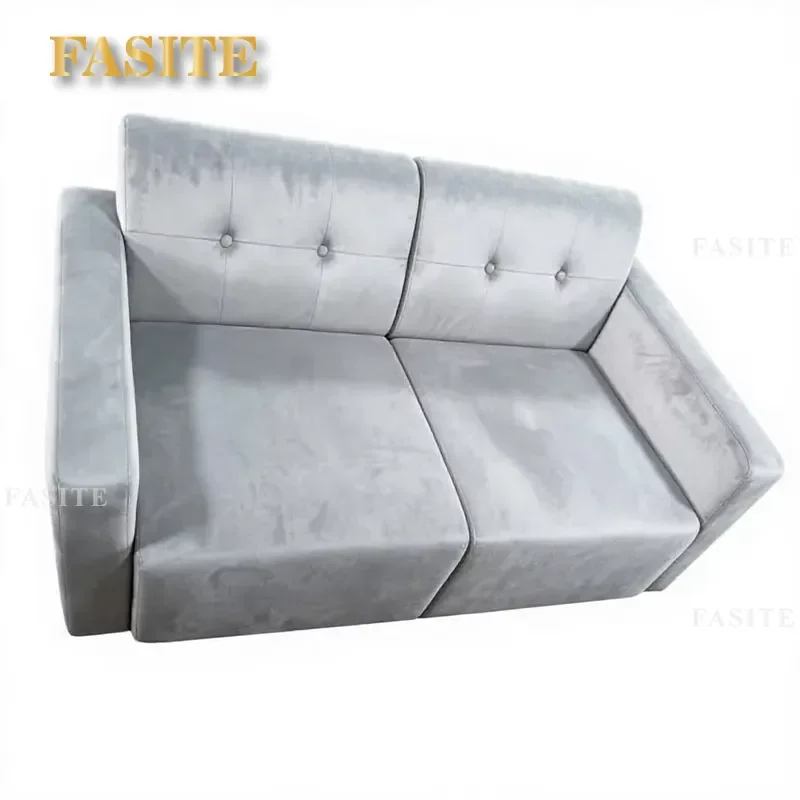 Artistic Furniture Set For Reception Leisure Area, Modern Design Apartment Living Room Hotel, Space-Saving Sofa Table Combo