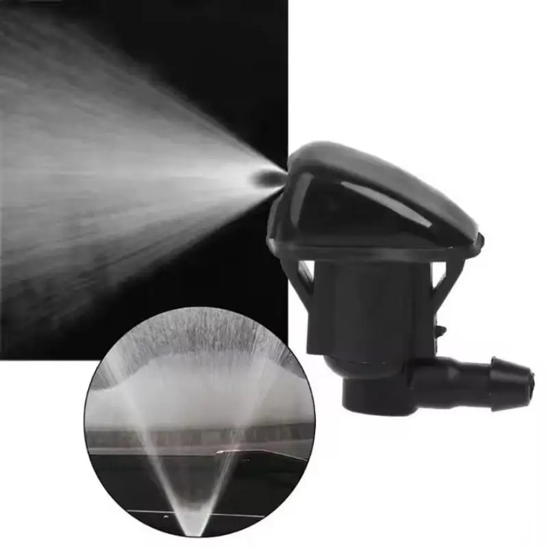 Car Front Windshield Washer Valve Sprinkler 2Pcs Heat Resistant Replacement Parts for E120 XV3 All Weather Use
