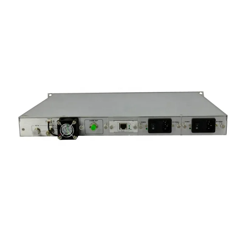 1550nm Optical Transmitter 1*9dbm Catv Long Range Fiber Optic Transmitter External-modulated Equipment SC/APC FC/APC 220VAC