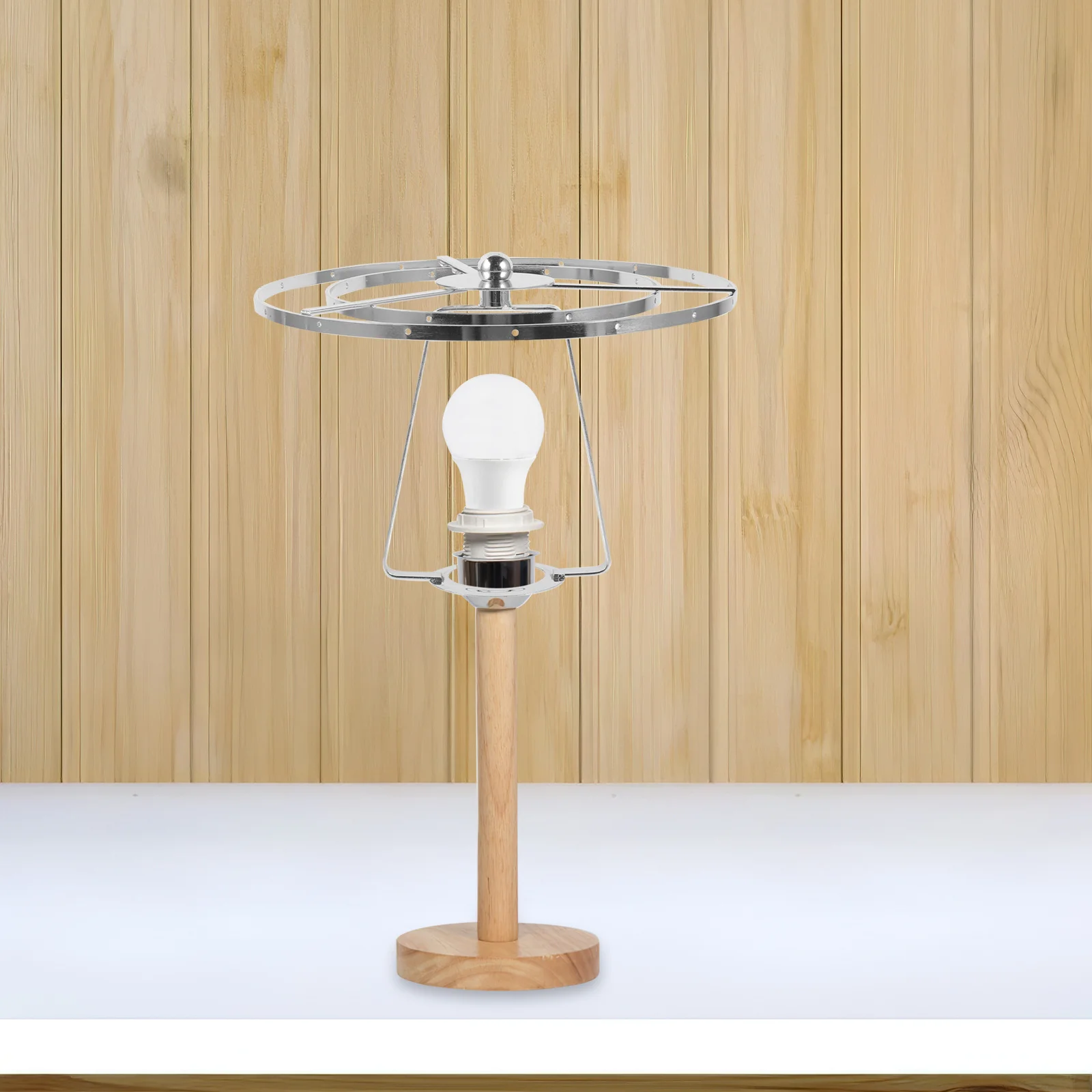 1 مجموعة الرجعية الكريستال غطاء مصباح القيثارة حامل عاكس الضوء الحديد قوس لمكتب الجدول مصباح أرضي إصلاح DIY أجزاء الإضاءة #4