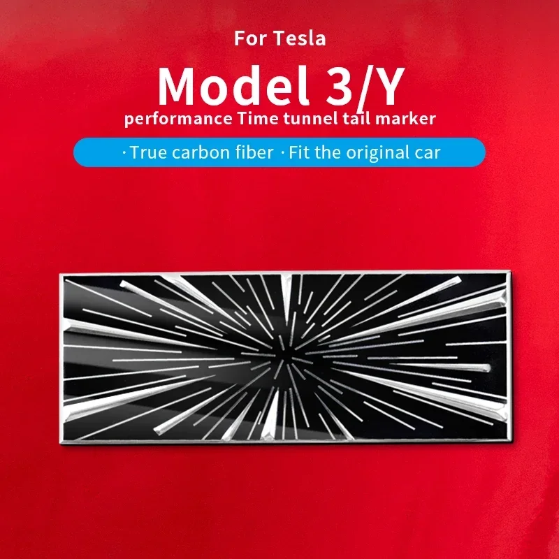 Emblem Stickers Highland Time Space Tunnel Logo Trunk Badge Decals For Tesla Model 3 Y S X 2017-2025 Accessories