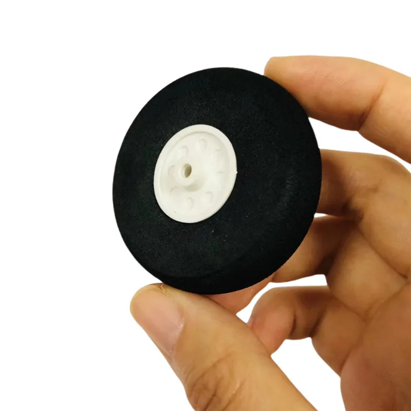 2PCS 1 인치 ~ 3 인치 EVA 스폰지 액세서리 테일 휠 폼 휠 허브 RC 비행기 교체 비행기 장난감 부품