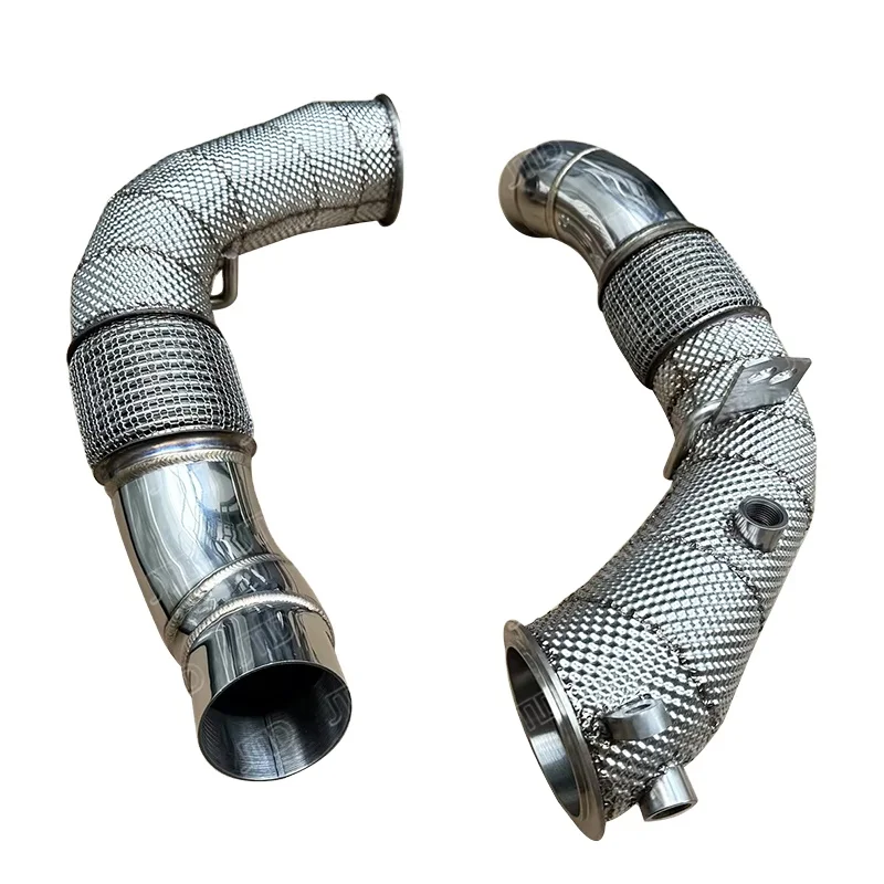 

High Quality 304 Stainless Steel Mirror Polished Exhaust Downpipe for M5 F10 New