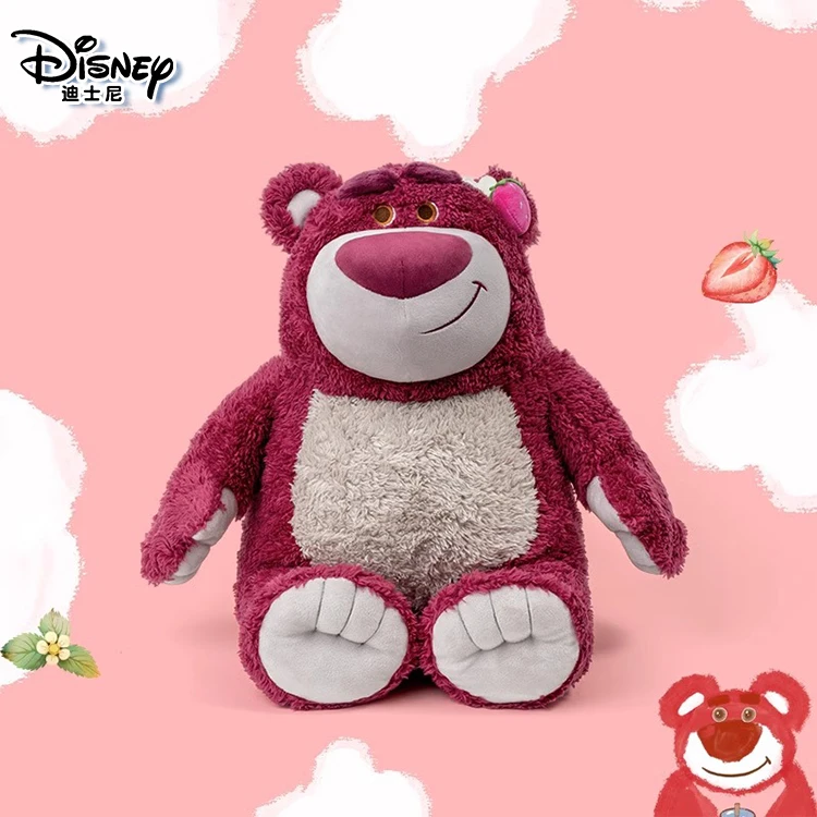 Disney Toy Story 4 Lotso Kawaii truskawkowy miś pluszowy zabawki Cartoon & Cute The Bear pluszowe lalki prezent urodzinowy dla dzieci dziewczyna