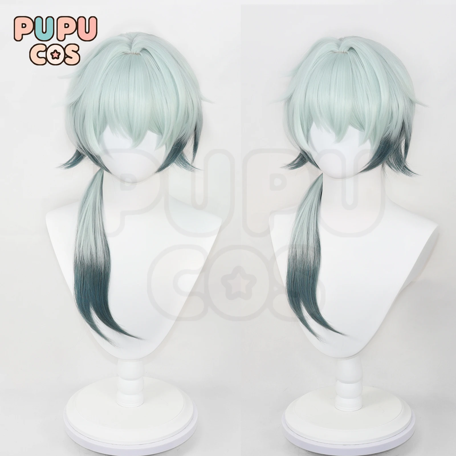 

Anaxa Cosplay Wig 75 Cm HSR Anaxagoras Long Green Gradient Wig Cosplay Anime Cosplay Wig Heat Resistant Synthetic Wigs