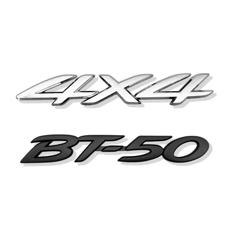 3D ABS Plastic Car Styling Rear Trunk Emblem Door Tailgate Sticker Decor For Mazda BT50 BT-50 4x4 Logo Auto Accessories