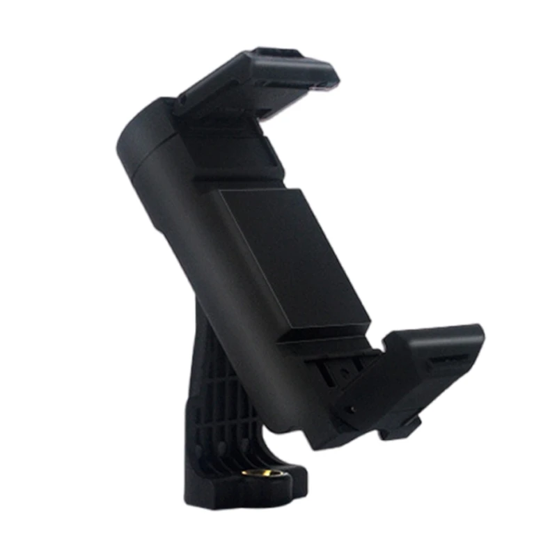 R53C Phone Clip Clamp for Desktop Tripod Video Live Streaming Mount Tripod Adapter 360 Degree Rotating Clamp