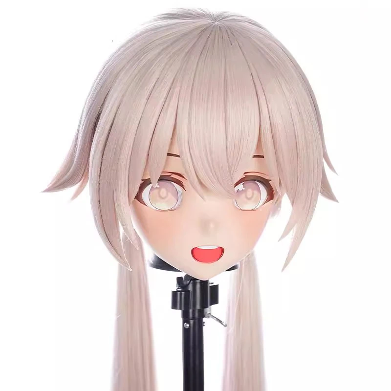 Customize Character Crossdressing Kig Mask Anime figures Cosplay Full Head Mask Japanese Anime Role Play Kigurumi Mask BJD