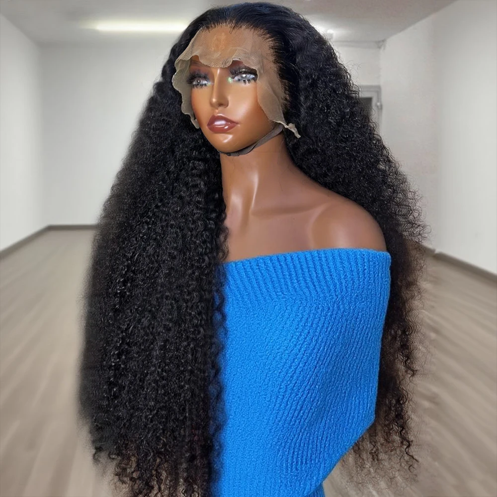 

40 дюймов 13x4 360 Полная вода Глубокая волна Кружевные фронтальные парики 300% Плотность Вьющиеся парики 13x6 HD Прозрачные парики из натуральных волос на кружеве