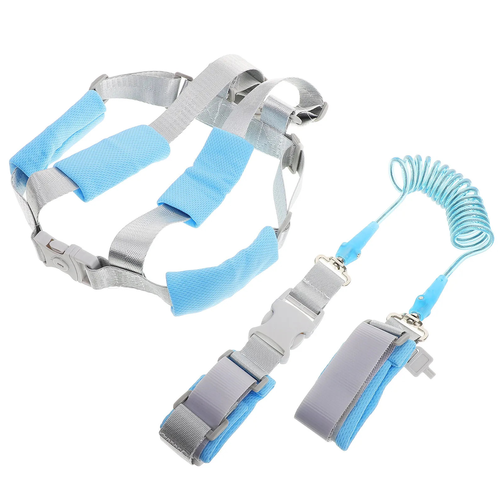 

Baby Toddler Anti-Lost Wristband with Adjustable Traction Rope Spring Leash Safety Harness for Walking Outdoor Stroller Use