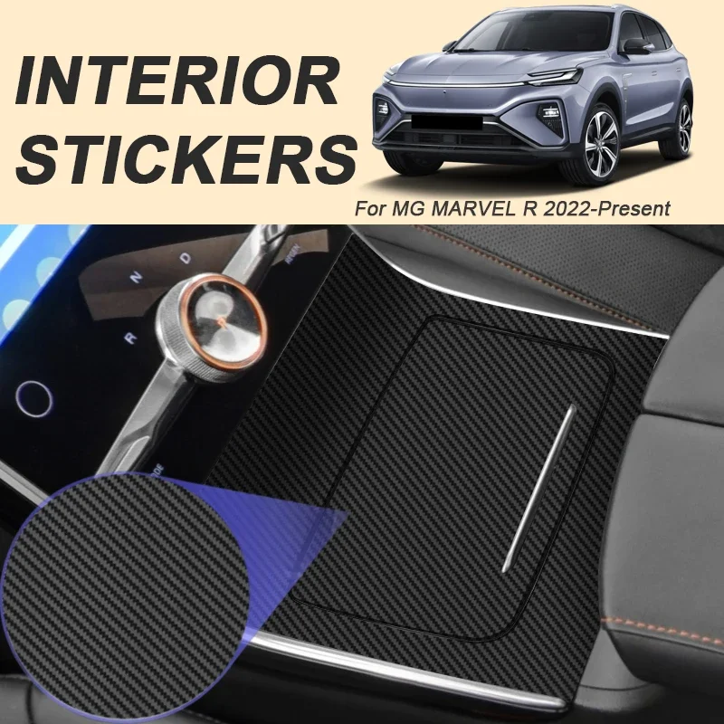 

Автомобильная карбоновая внутренняя наклейка, автоподъемная оконная панель, наклейка для MG MARVEL R 2022-2026, защитная пленка для внутренней двери, аксессуар