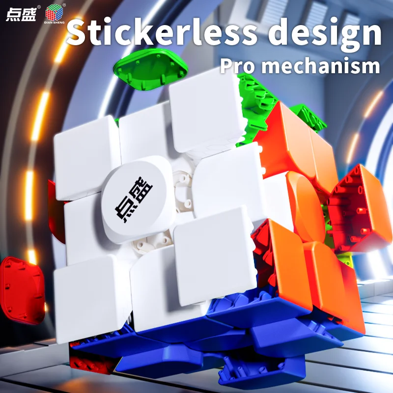 DianSheng Googol 마그네틱 대형 3X3 매직 큐브 14.8cm 전문 속도 퍼즐 게임 Fidget Toys 선물 가볍고 부드러운