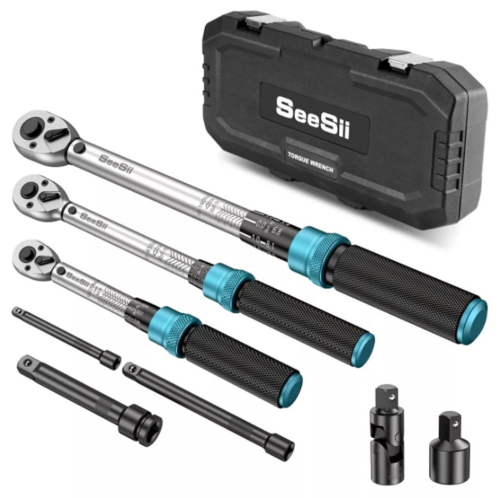 

Seesii Ratchet Wrench Set Tools Full Professional Novelty Socket Sets Flat Wrenches Automotive Mechanical Hand Torque Car