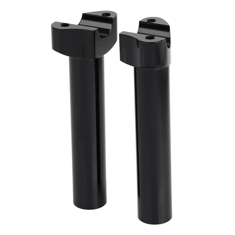 

For 1" Bar Fat Boy Heritage Softail Dyna Handle Bar Risers Black 6.5Inch Tall Pullback Handle