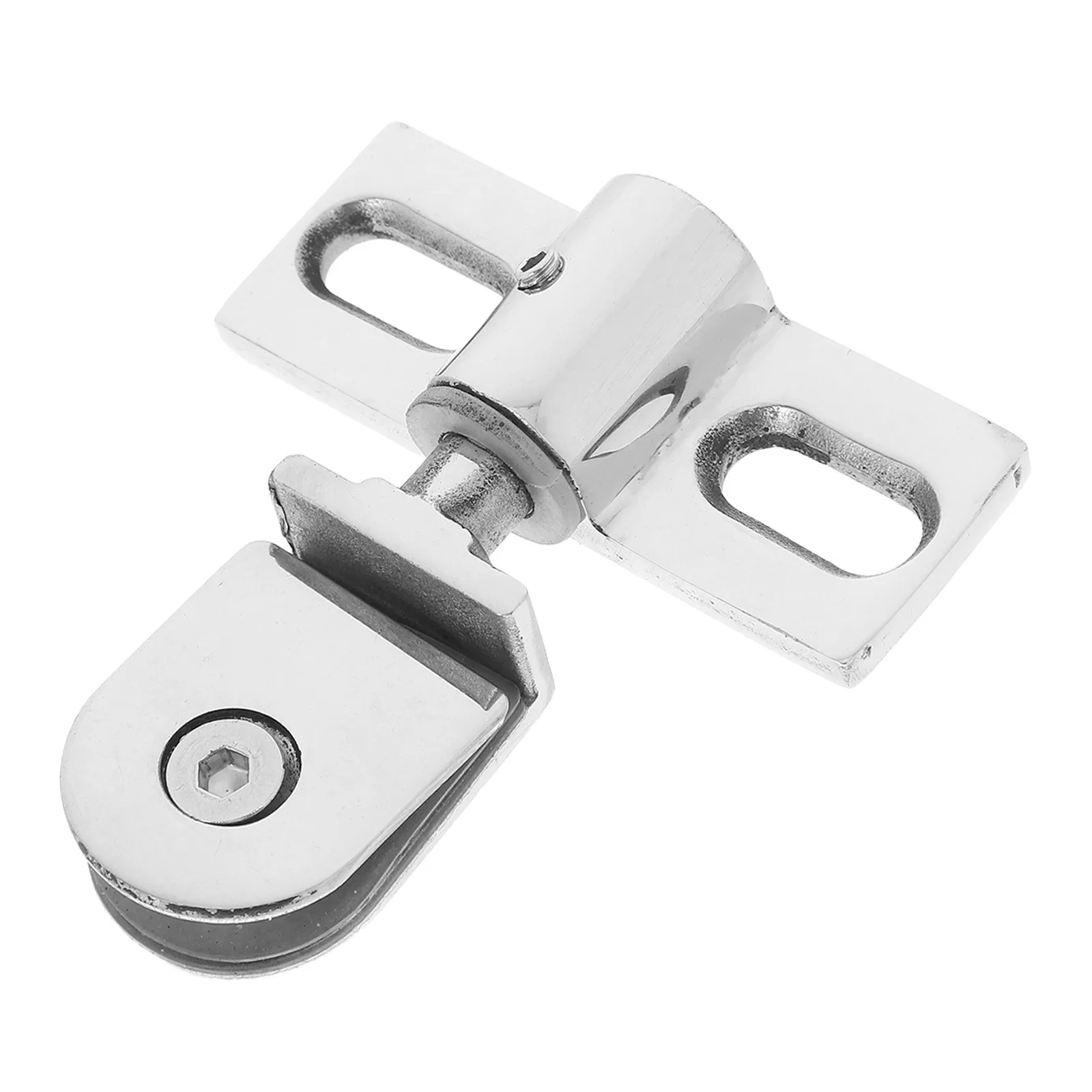 

1Set Bathroom Glass Shower Door Pivot Hinge Stainless Steel Sturdy Hinge for Heavy Duty Door Hardware Clamp Replacement Part