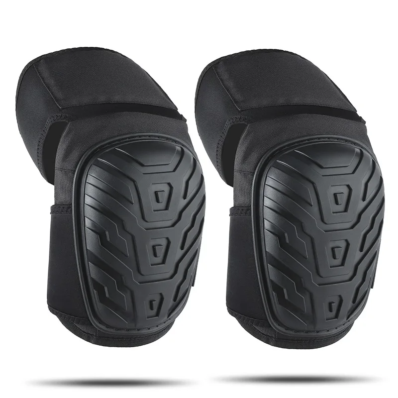 Professional Heavy-Duty Knee Pads for Work – Adjustable Double Strap Design for Construction, Gardening/Industrial Use