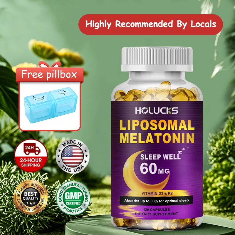 

Капсулы с мелатонином премиум-класса, с органическим экстрактом ромашки, поддержкой оптимального сна и архитектурой сна, глубокой релаксацией