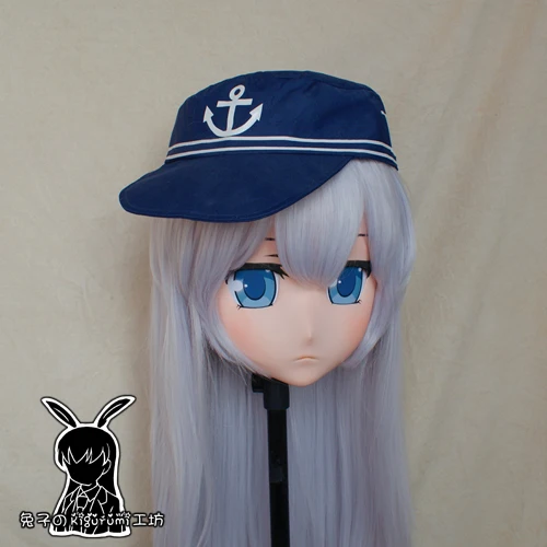 (RB306)Quality Handmade Female Resin Cosplay Japanese Role Play Anime Kigurumi Mask Crossdresser Doll Transgender Mask