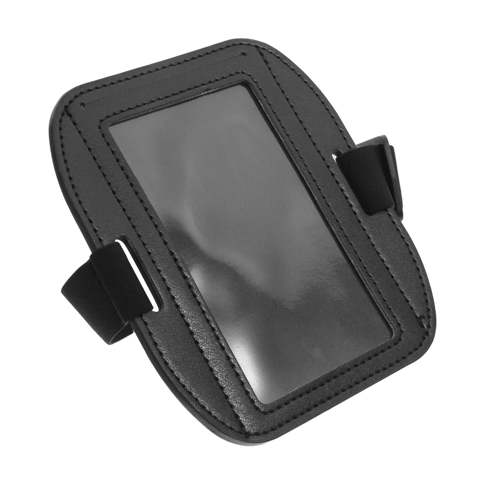 

Waterproof Id Card Holder Horizontal Arm Badge Case Transparent Armband Storage For Work Id Name Tag Fishing License Security
