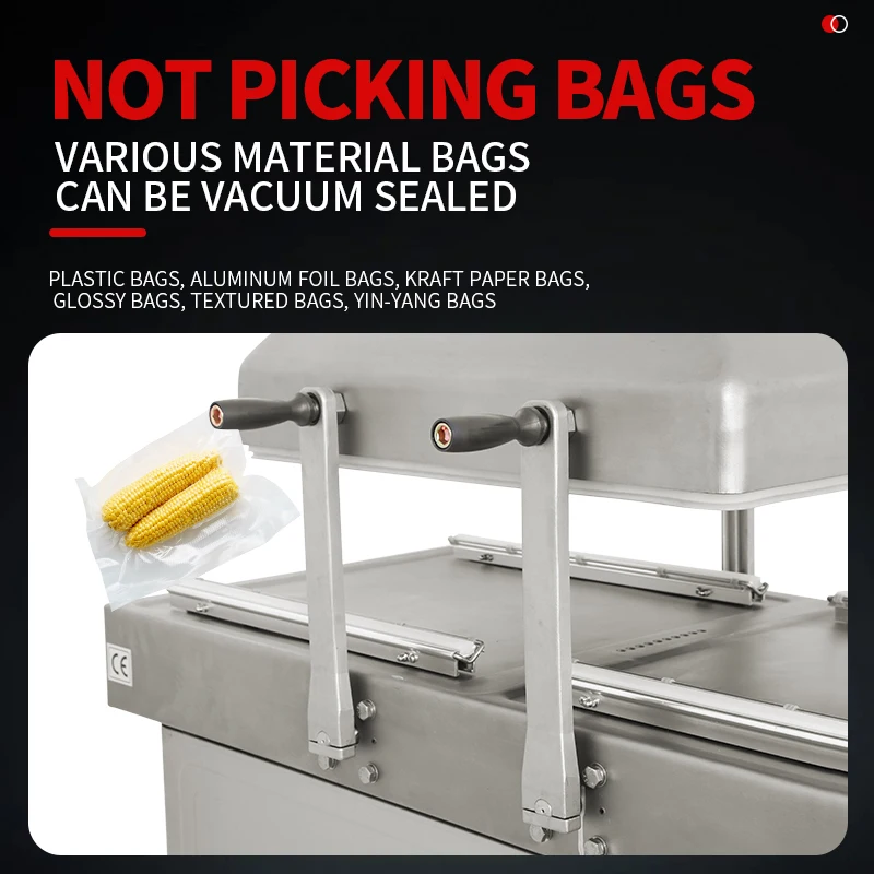 ماكينة غلق الطعام بالفراغ من Duo Chamber D'embalage Sous Vide Empacadora Empacaquetadora Selladora Al Vacio Doble Campana