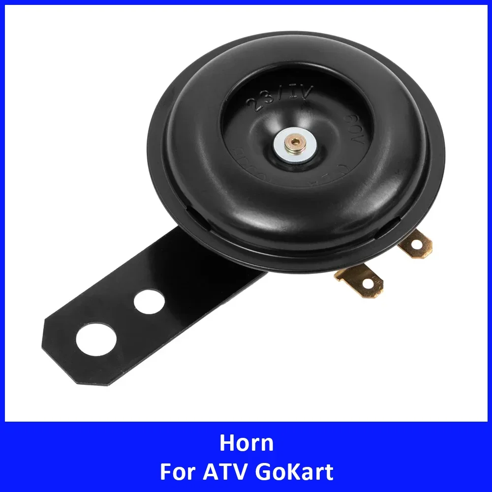 

General Electric Horn Kit for ATV GoKart for Wolf King Wolf X Scooter Round Speaker Loud Bell Electric Horn ATV Accessories Part