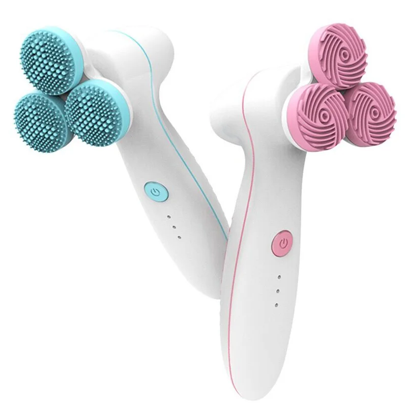 Escova de limpeza facial elétrica 3D de alta qualidade Ferramentas de cuidados com a pele Escova facial Escova de limpeza de silicone