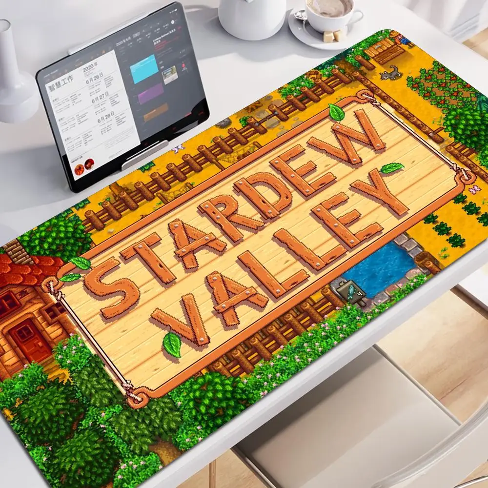 

Stardew Valley Large Anti-slip Mat Deskpad Gaming Mousepad Speed Rug Game Table Mats Anime Keyboard and Mouse Pad For Office