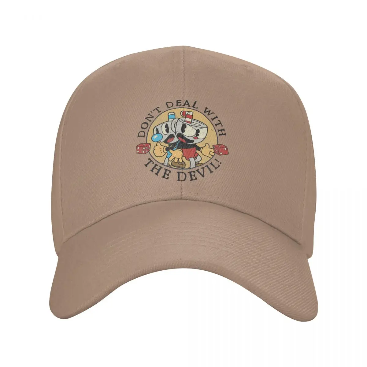 Don't Deal With The Devil The Cuphead Baseball Caps Men Trucker Hat Game Anime Hats Breathable Snapback Caps Sun Hats Summer Cap