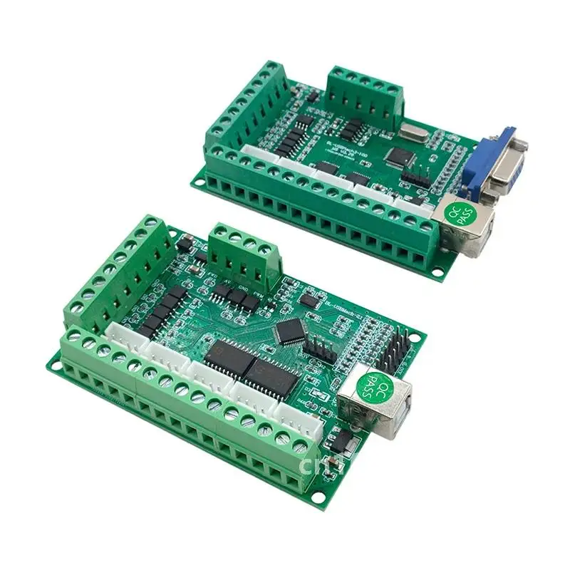 1Pcs Motor Driver Board CNC USB MACH3 100Khz Breakout Board 5 Axis Interface Driver Motion Controller With DB15