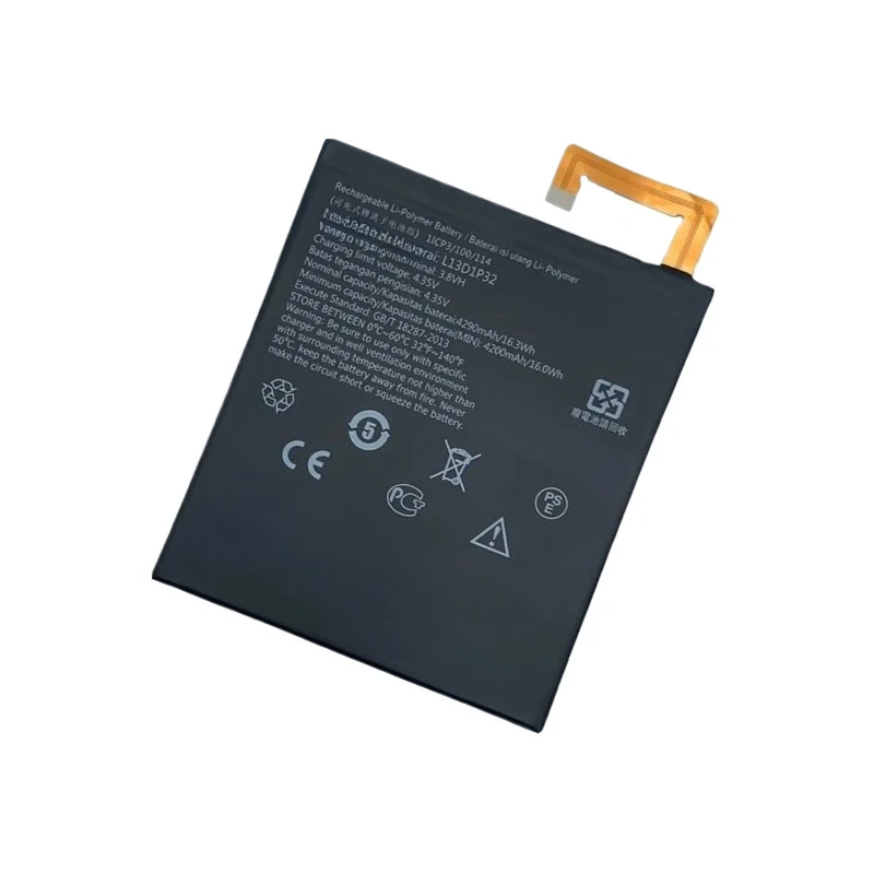 3.8V 4290mAh L13D1P32 Replacemen Battery For LENOVO TAB For IDEAPAD S8-50 S8-50LC S8-50F TB3-850M TB3-850F A5500 A8-50F + Tools