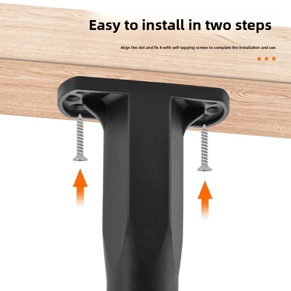 

Adjustable Height Bed Frame Support Legs Heavy Duty PP Bed Slats Support Legs Black Load-bearing Board Leg Feet