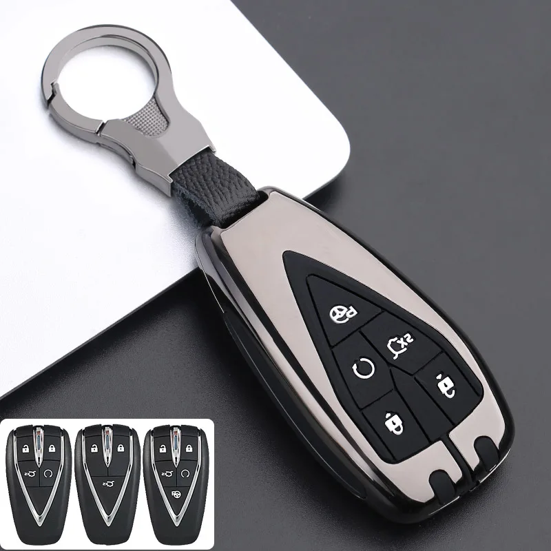 

Zinc Alloy +Silicone Full Cover Car Key Case for Changan UNIT UNIK CS35 PLUS CS55 PLUS CS75 PLUS Oshan X7 X5 Remote Key Protect